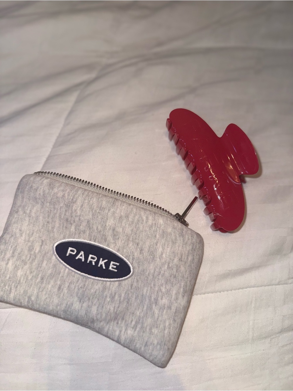 Parke claw clip / red / never used